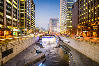 Seoul Canal Cityscape