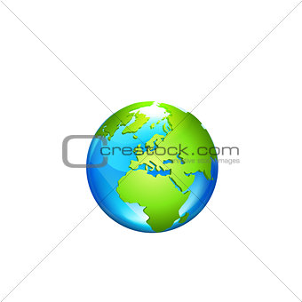 Globe. Vector Illustration