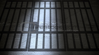 Shadow of Jail Bars closing