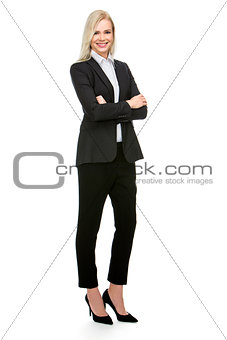 businesswoman with folded arms