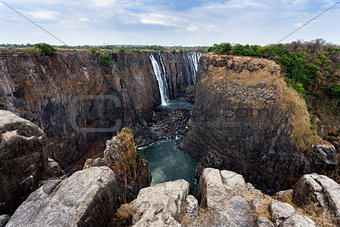 view of Victoria falls canyon 