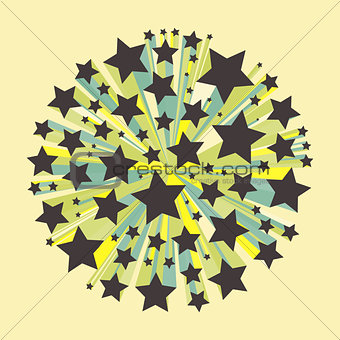 Abstract geometrical 3d multi-colored background. 