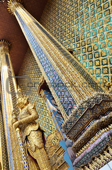 Golden pagoda in Grand Palace, Bangkok