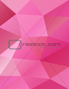 Abstract Pink Triangles Background