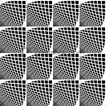 Design seamless monochrome checked pattern