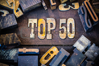 Top 50 Concept Rusty Type