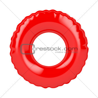 Red swim ring