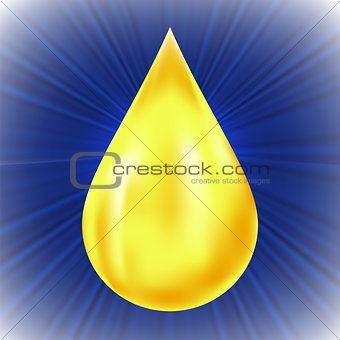 Yellow Oil Drop