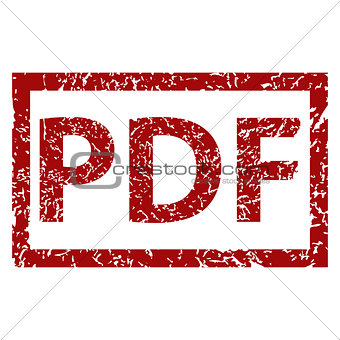 PDF grunge rubber stamp