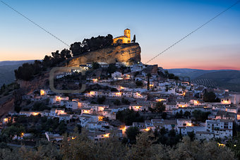 Montefrio at sunset, Andalusia, Spain