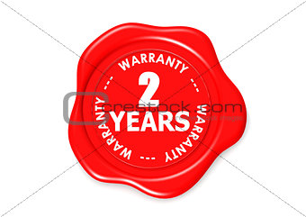 Two years warranty seal
