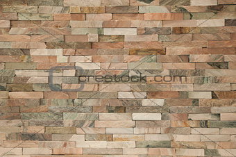 Fake stone wall brick background wallpaper