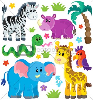 Set of African animals 3