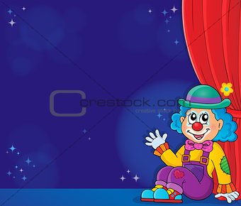 Sitting clown theme image 5