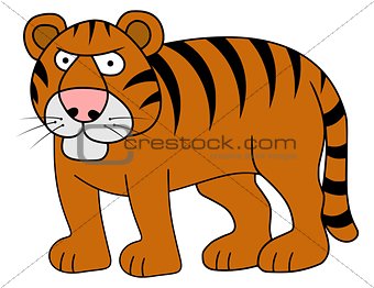 Cartoon Tiger