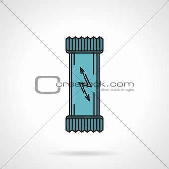 Energy bar flat vector icon