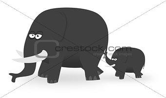 Cartoon Elephants