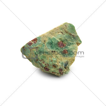 Rough ruby in zoisite