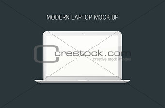 Blank laptop mock-up