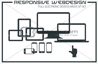 Flat responsive design kit