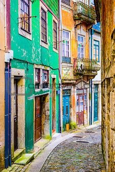 Alleyway in Porto, Portugal