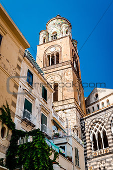 Cathedral of St Andrea in Amalfi. Campania, Italy