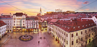 Bratislava Panorama - Main Square