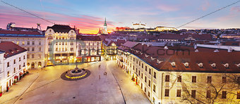 Bratislava Panorama - Main Square