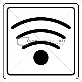 Wireless and wifi icon