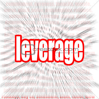 Leverage word cloud