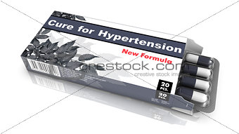 Cure for Hypertension - Blister Pack Tablets.