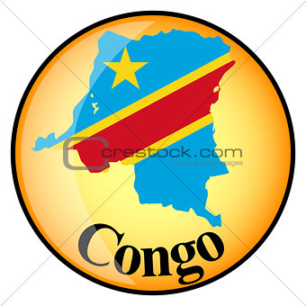 orange button with the image maps of Congo
