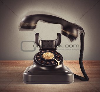 Ringing vintage phone