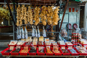 seafood market Tai O Lantau island Hong Kong