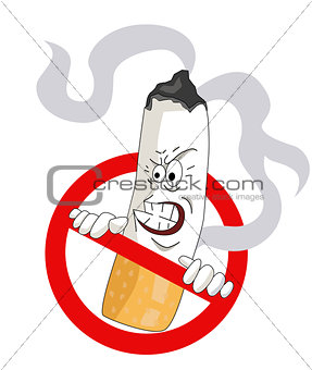 Cartoons No Smoking Sign 