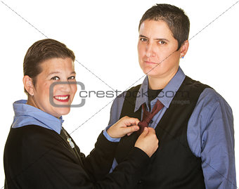 Female Fixing Tie For Spouse