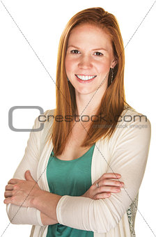 Confident Smiling Woman