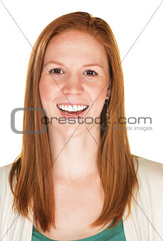 Woman with Happy Expression
