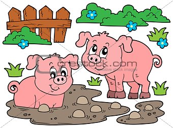 Pig theme image 5