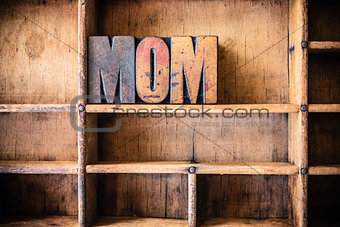 Mom Concept Wooden Letterpress Theme