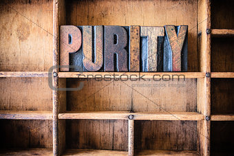 Purity Concept Wooden Letterpress Theme