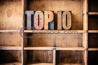 Top 10 Concept Wooden Letterpress Theme