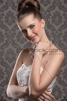 smiling elegant woman 