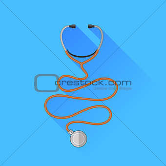 Medical Stethoscope Icon