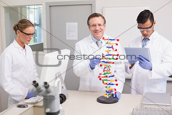 Scientists working together