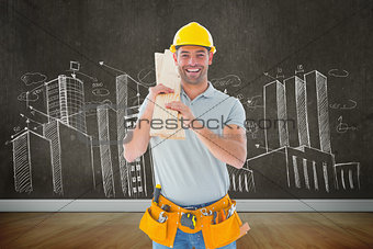Composite image of carpenter