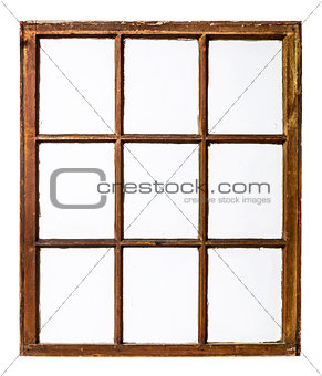 vintage sash window panel
