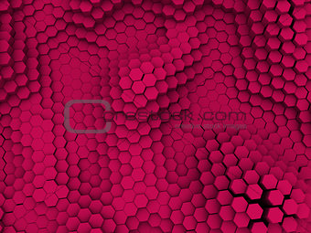 hexagons background
