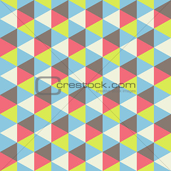 Abstract geometric seamless pattern. Vector Illustration.