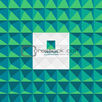 Abstract 3d geometric background. With place for text.